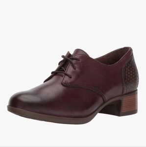 Dansko Burgundy Leather Flats